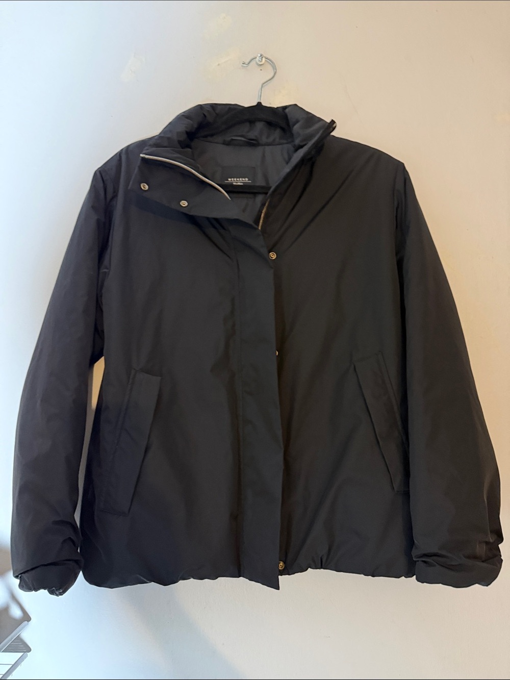 MaxMara Black Womens Puffer Jacket size 4
